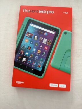 Amazon Fire HD 10 Kids Pro Tablet - Teal Green Case